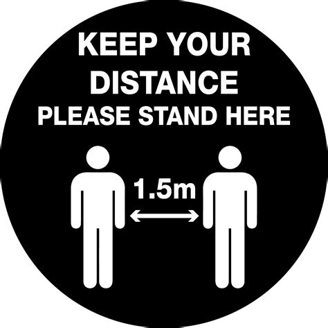 Keep Your Distance Please Stand Here Agsafe Store