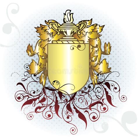 Gold Crest Element Stock Vector Illustration Of Heraldic 2919878