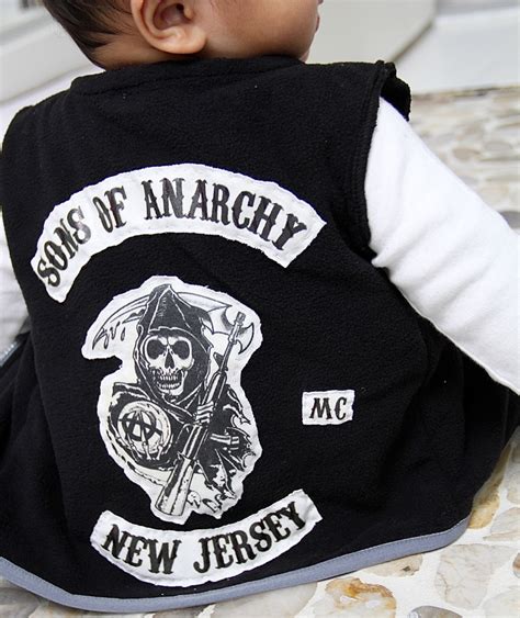 Toddlers Of Anarchy Leather Vest And Patch Set Sons Of 43 Off