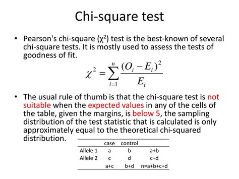 Ppt Chi Square Test Powerpoint Presentation Free Download Id3196686