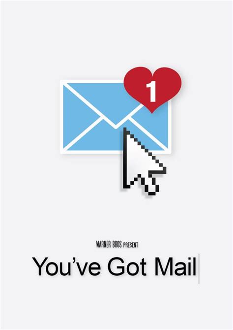 Youve Got Mail 1998 ~ Minimal Movie Poster By Sabrina Haughton You