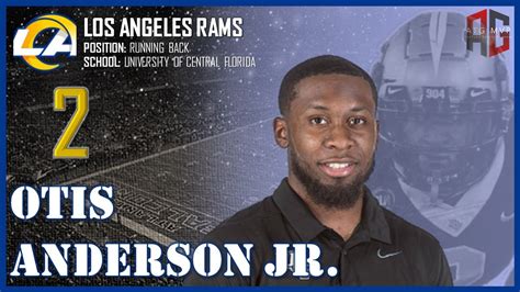 Los Angeles Rams Otis Anderson Jr Youtube