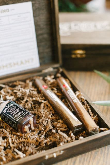 Who says the bridesmaids are the only ones who can receive fun rustic wooden diy groomsmen boxes: Very Stylish DIY 'Will You Be My Groomsman?' Box ...