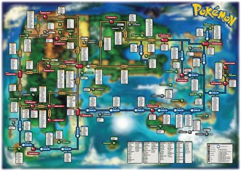 Mapa Mostra Onde Capturar Cada Pokémon De Omega Ruby Alpha Sapphire