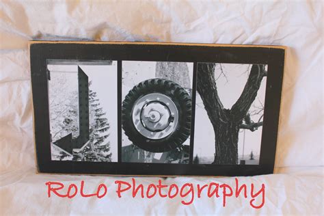 Rolo Photography Alphabet Word Art Joy