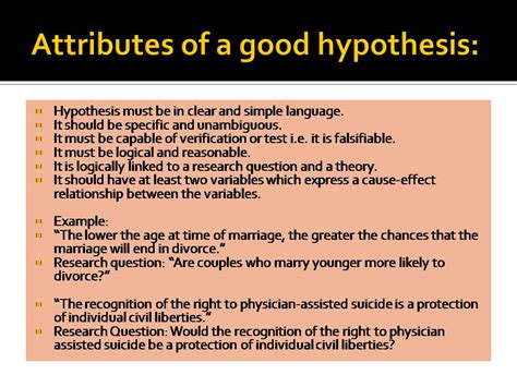 For example, we have a research question (like 'how do students experience their first year in sociology'). legal writing: Research question, Hypothesis, Literature ...