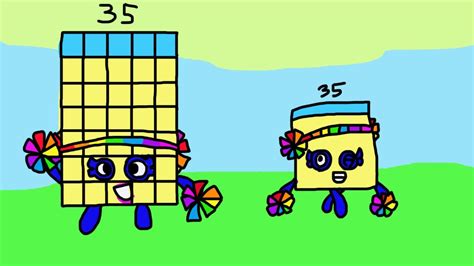 Download Numberblocks 35 Is Cheerleader Numberblocks Fanmade Coloring Story Watch Online