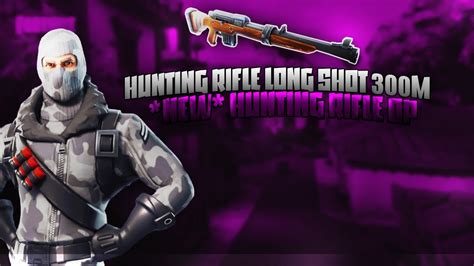 New Hunting Rifle Op Fortnite Battle Royale Youtube