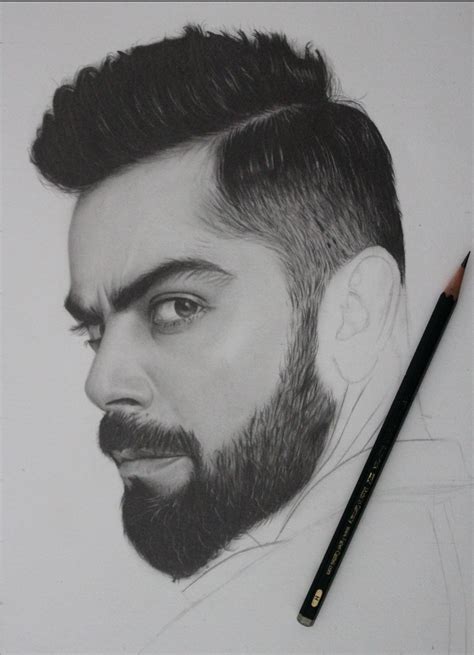 Car drawing pencil pencil drawing tutorials pencil drawings drawing ideas pencil art for beginners trucker tattoo truck paint cartoon monsters human figure drawing. My Pencil Drawing of virat kohli : Cricket