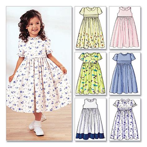 Mccall Pattern Mccall Patternchildrens And Girls Dress 6 7 8