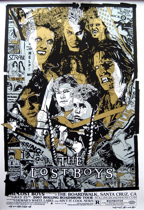 The Lost Boys 1987 1650x2406 By Tyler Stout Lost Boys Movie Mondo