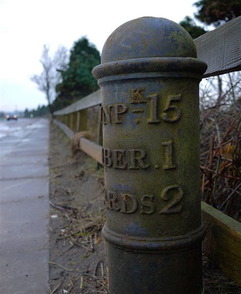 Milepost Near Comber © Rossographer Geograph Britain And Ireland