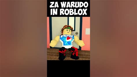 Za Warudo In Roblox Youtube
