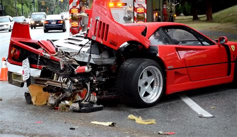 Ferrari F40 Crash In Vancouver Is Sad To See Performancedrive