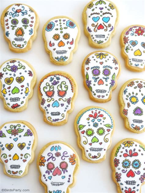 Sugar Skull Cookies Recipe Party Ideas Party Printables Blog