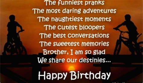 Happy Birthday Twin Brother Quotes Birthday Wishes Cards And Quotes For