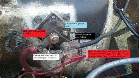 Electrical problem jeep cj7 v8 four wheel drive manual plenty miles cj7 son removed starter to replace cracked solenoid wo removing wires now i have two i understand that 5441c 1979 jeep cj7 starter solenoid wiring wiring library. Starter Solenoid wiring with 1 wire conversion. - Jeep-CJ Forums
