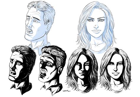 Ram Studios Comics How To Draw Shadows On Comic Book Faces By Robert A