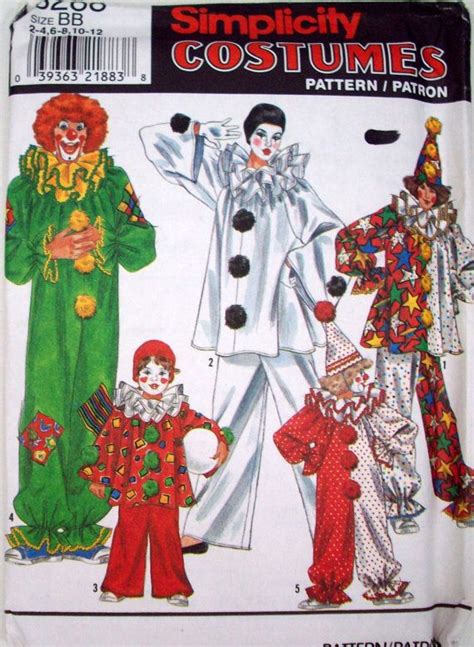 44 Free Printable Clown Costume Sewing Pattern Sajdakristers