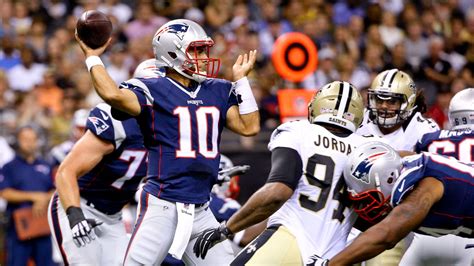 Patriots Vs Saints Final Score Garoppolo Leads Comeback New England