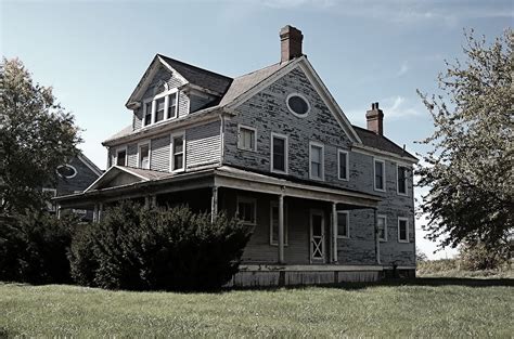 Abandoned House On Fort Howard North Point Maryland 2008 By