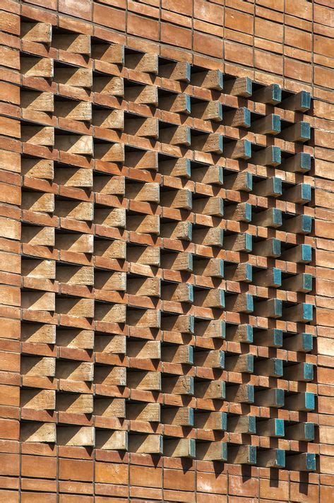 300 Perforated Brick Screen Wall Ideas Brick Brick Architecture