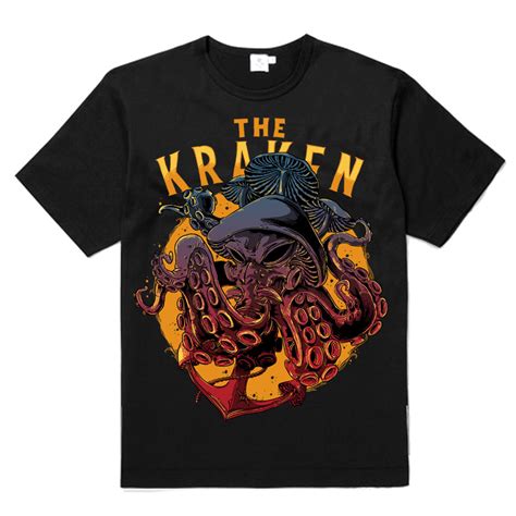 The Kraken T Shirt Design Tshirt Factory