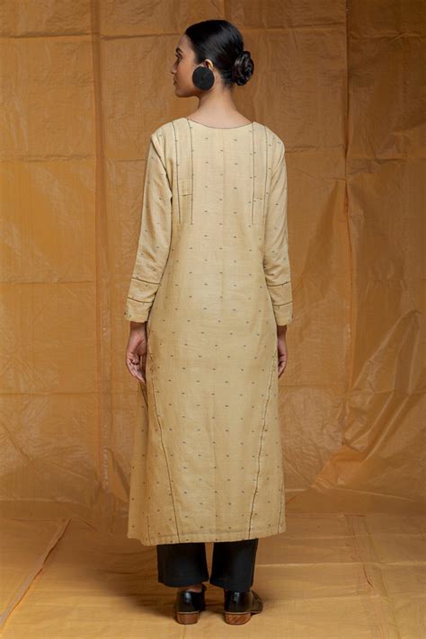 Buy Handloom Cotton Jamdani Kurta Set By Arte Alter At Aza Fashions