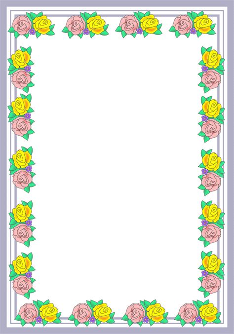 Flower Borders And Frames