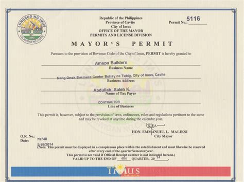 How To Get Mayors Permit In The Philippines