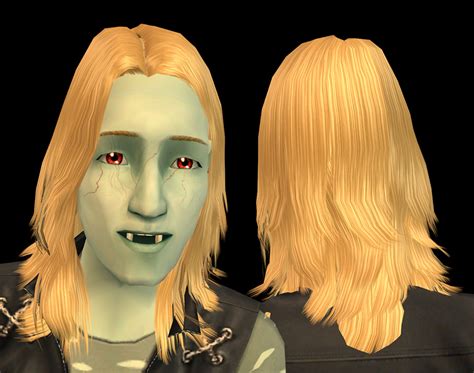 Mod The Sims Long Hair For Guys Default Custom