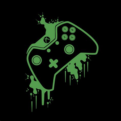 Xbox Controller Illustration Abstract Iphone Wallpaper Xbox Xbox