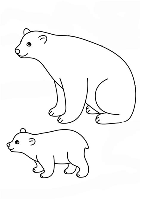 Coloring Pages Polar Bear Coloring Pages For Preschoolers