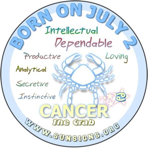 July 2 Birthday Horoscope Personality Sun Signs Birthday Horoscope