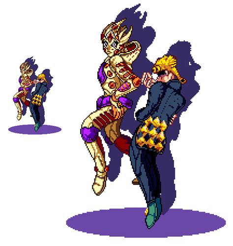 Fanart Black Giorno And Ger In Pixelart Rstardustcrusaders
