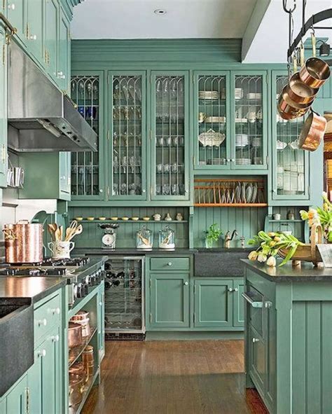 Awesome Sage Greens Kitchen Cabinets 11 Yellowraises Green