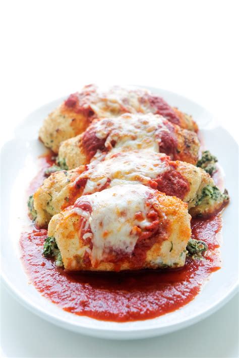 This will keep the meat moist and ultimately provide it a ladle of red sauce and a thin layer of bubbling mozzarella rounds the dish out—without rounding you out. Easy Stuffed Rolled Chicken Recipe - Relish