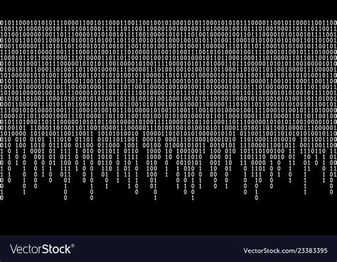 Vector Streaming Binary Code Background Stock Vector Ai Contents