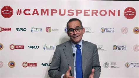 Campus Peroni Intervista A Gian Paolo Manzella Youtube