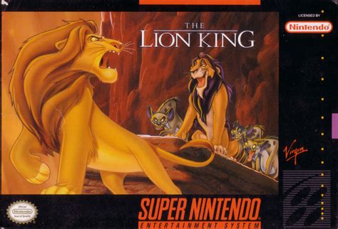 The Lion King 1994 Snes Box Cover Art Mobygames