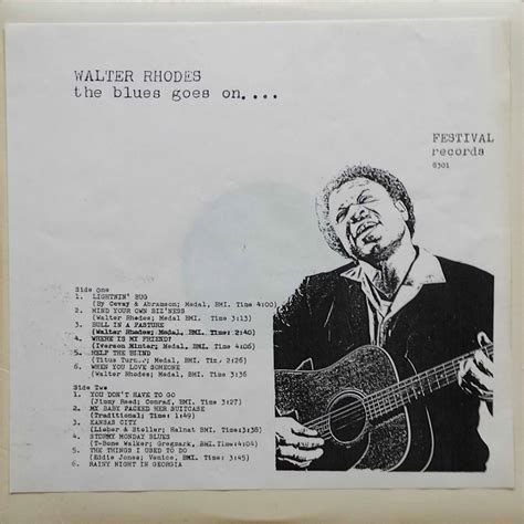 Illustrated Walter Rhodes Discography