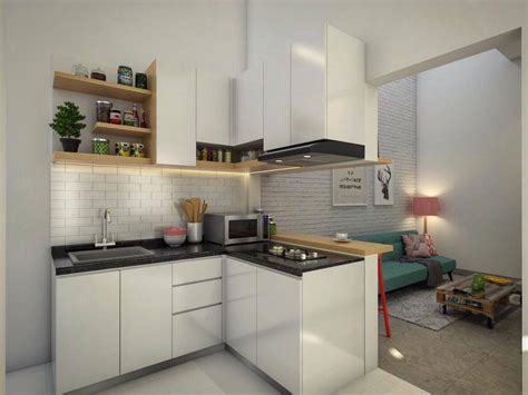 inspirasi terpopuler desain dapur minimalis modern  trend terbaru