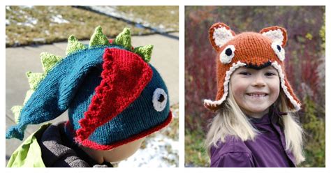 Select the desired size for your knitted baby hat. 10 Animal Hat Free Knitting Pattern - Page 2 of 2