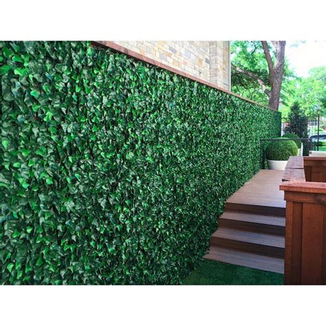 2 Ft H X 2 Ft W Artificial Ivy Fence Panel Artificial Ivy Wall Ivy