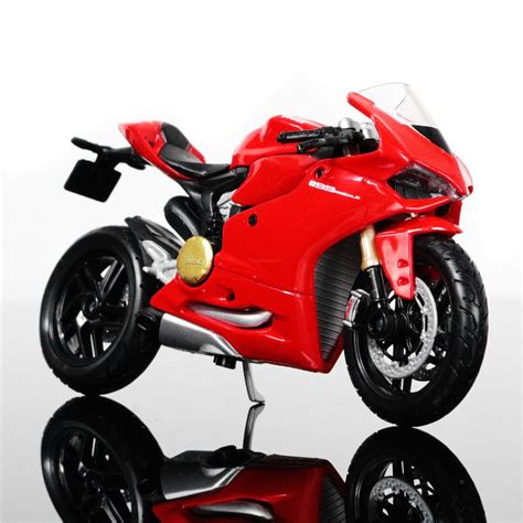 118 Scale Maisto Ducati 1199 Panigale Motorbike Race Cars Mini