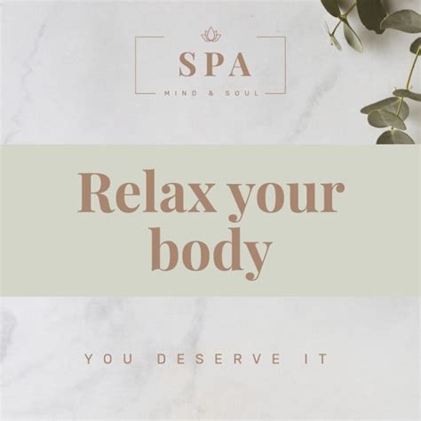 Free Spa Instagram Post Ideas To Design Online Wepik