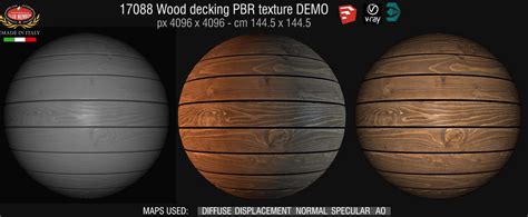 Wood Decking Texture Seamless 17088