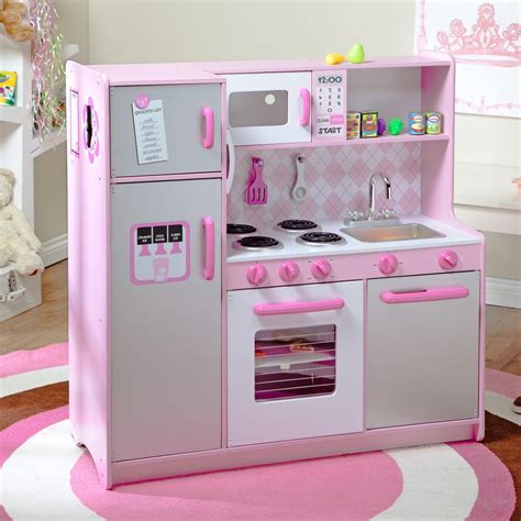 Kidkraft Argyle Play Kitchen With 60 Pc Food Set Play Kitchens