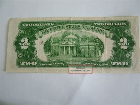 1928g 2 Two Dollar Red Seal Note Bill Circulated