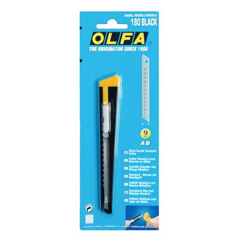 Olfa 5001 180 9mm Multi Purpose Metal Handle Utility Knife 209379